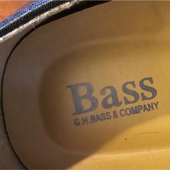 Bass Abilene Black Leather‎ Men's Dress Shoes Loafers Size 12 D - Picture 7 of 7